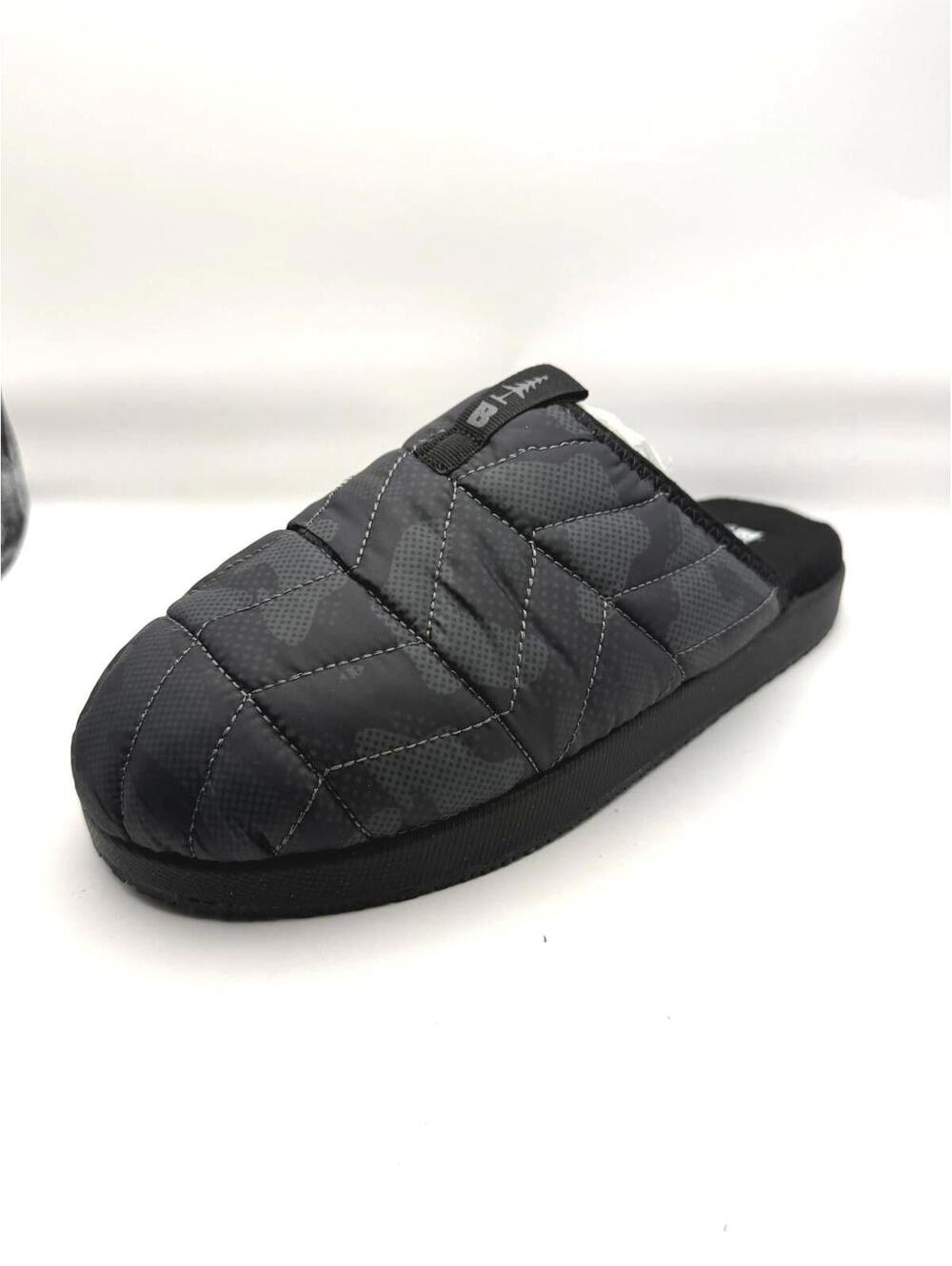 Bass Outdoor Puffer Slide Slippers US 7 Black Camo